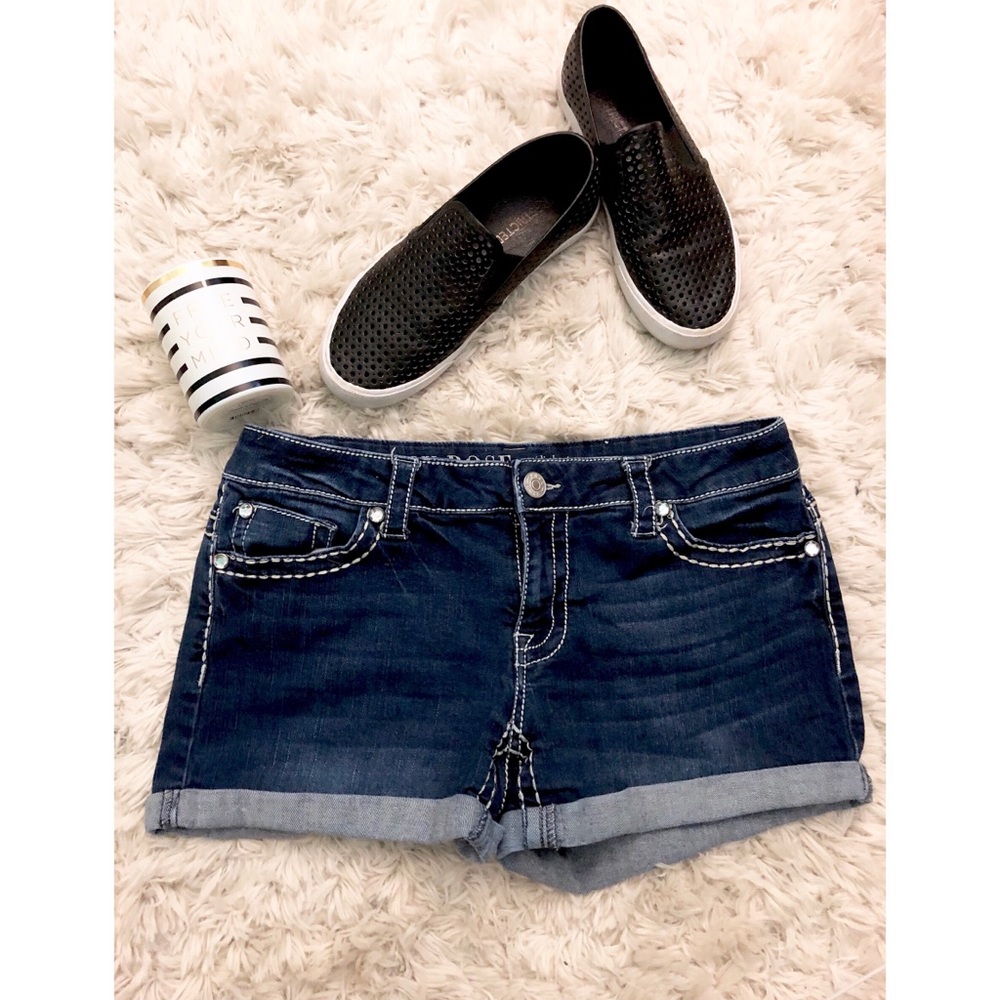 Denim Shorts (shoes not included)